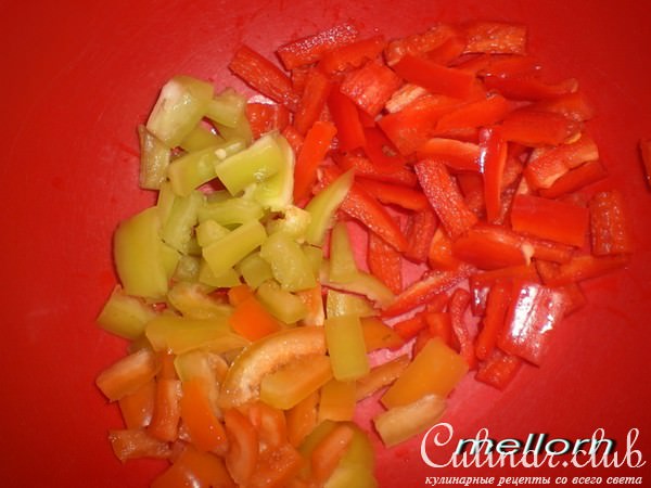 Салат по-итальянски с макаронами
