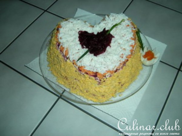 Салат "Сердечко"