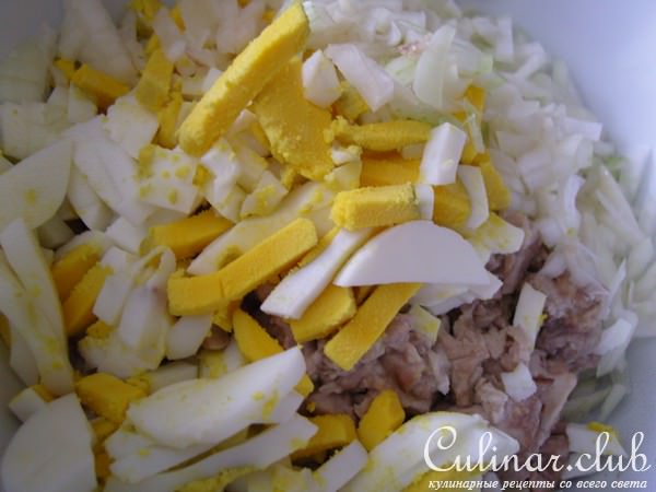 Салат из свиных мозгов