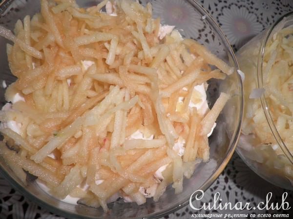 Салат "Веточка еловая"