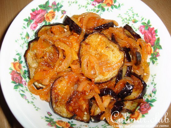 Салат из синеньких.