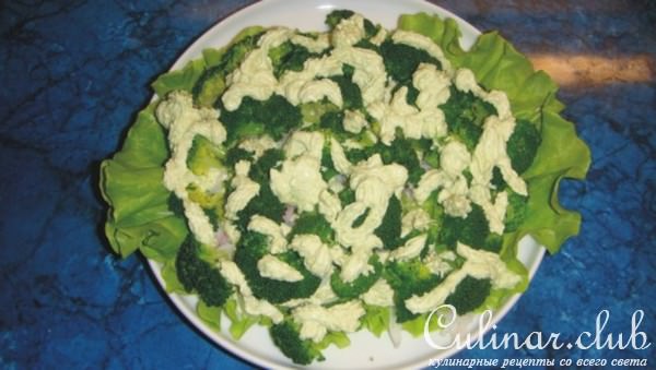 Салат из брокколи и крабового мяса - правильный вариант