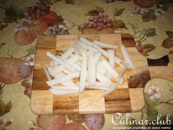 Салат из белой редьки 