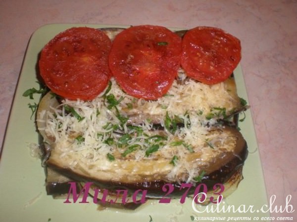 «Пианино» салат из печеных овощей с сыром и гренками