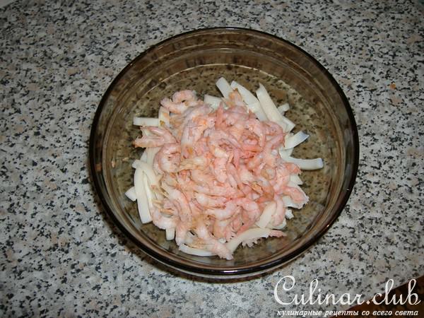 Салат "Кальмаровый" (вариант)