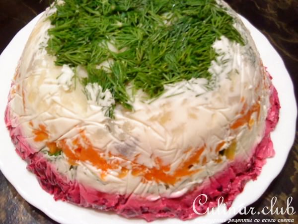 сельдь под шубой(вариант)