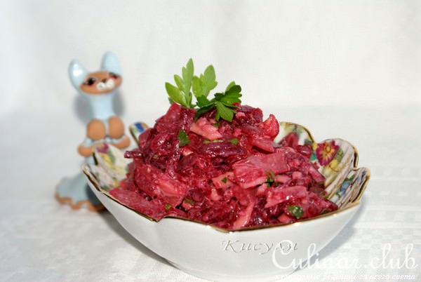 Салат из свёклы