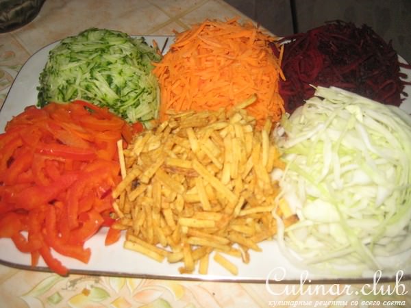 Салат "Лохматый"