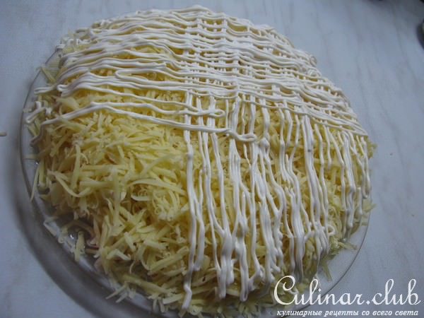 Салат "Шапка Мономаха" (праздничный вариант)