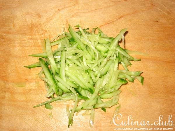 Салат "Овощной" с рисовой лапшой