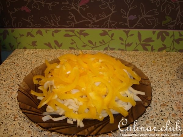 Салат из кальмаров