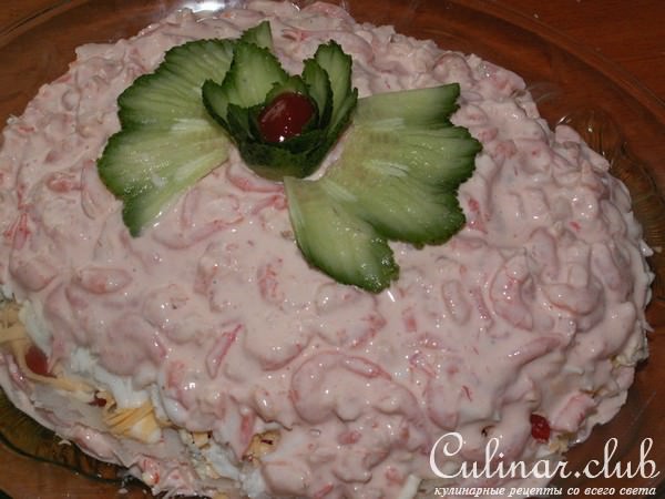 Салат "Розовый фламинго"