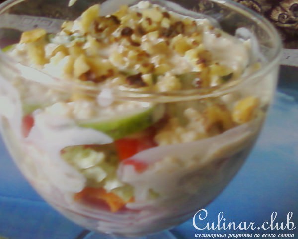 Салат"Разноцветие вкуса"