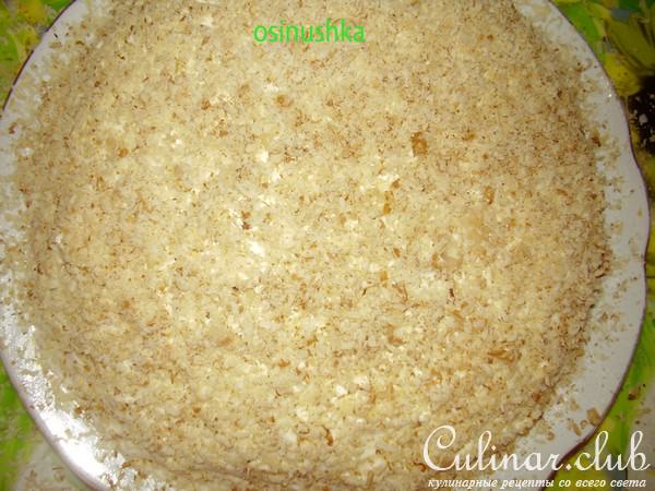 куриный салат с орехами