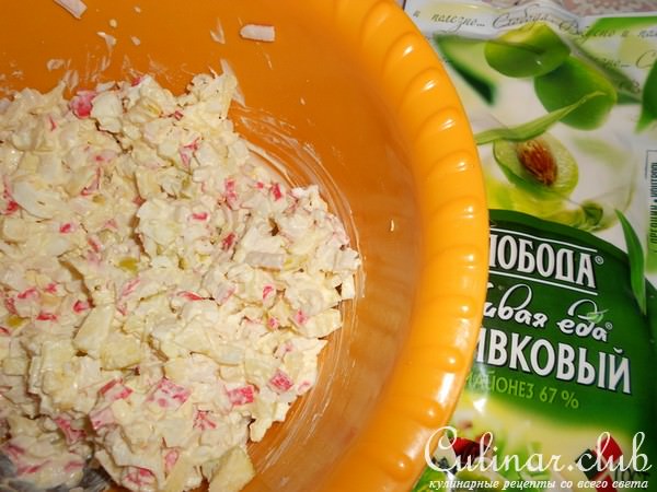 Салат "Снегирь"