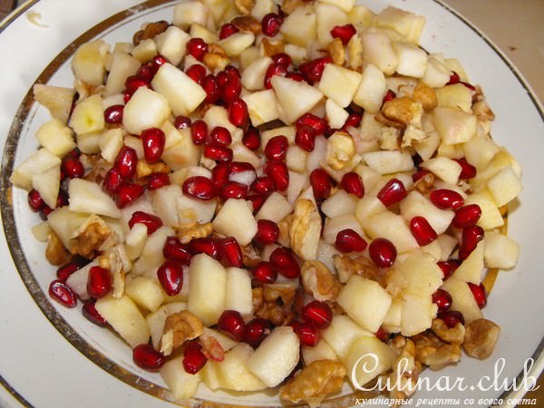 Яблочно- гранатовое искушение