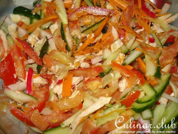 Салат "Маргаритки"
