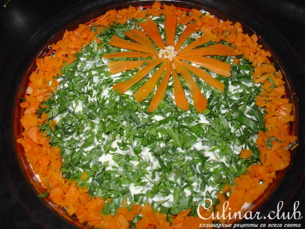„Богатырь“ – Салат-закуска с Baby-Цуккини, мясом и со спаржевой фасолью.