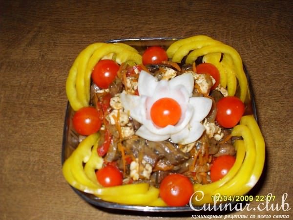 Салат со сковороды