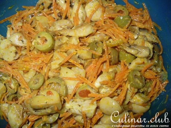 Салат " Зимний " ( вариант )