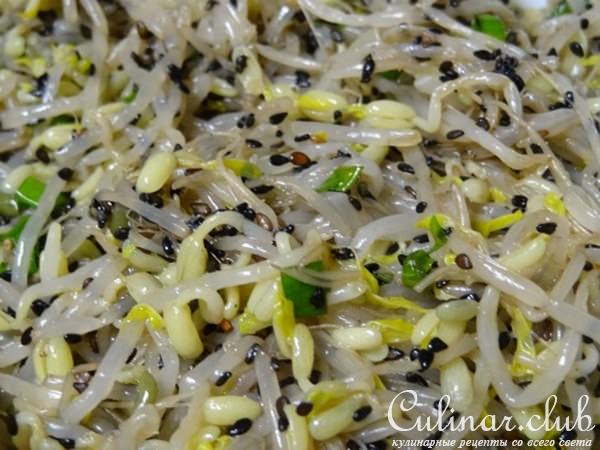 Корейский Салат с Ростками Фасоли ! ! !