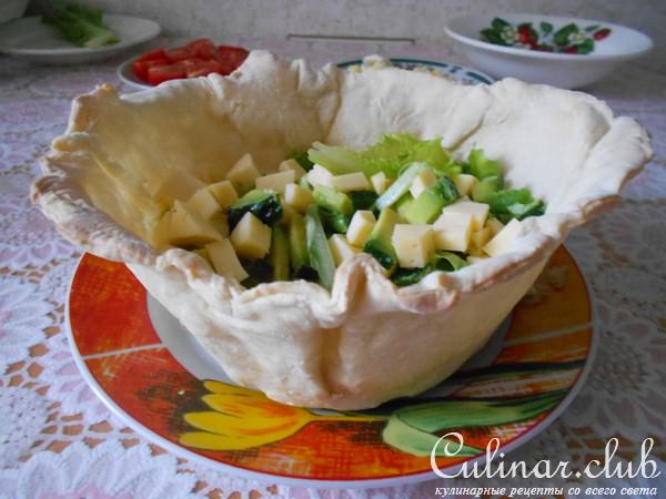Салат "Хрустящая корзинка"