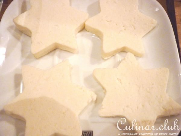Зелёный салат с адыгейским сыром