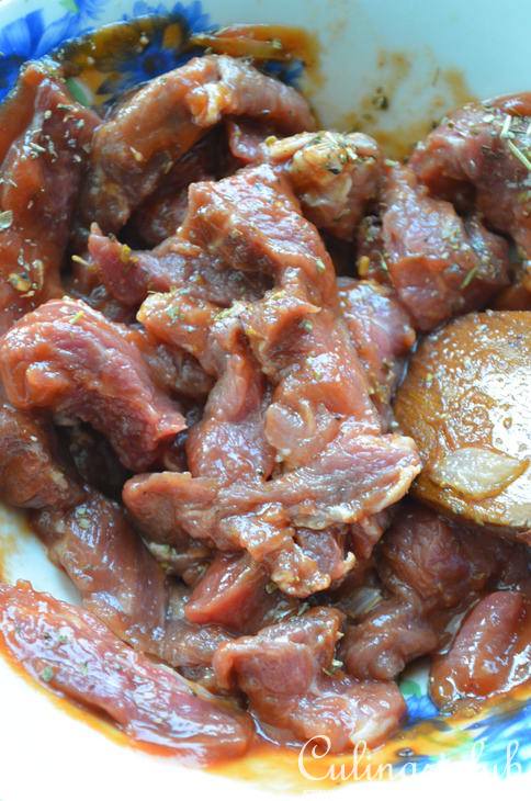 Салат из перловки и баклажанов