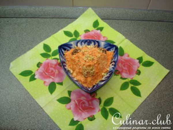 Салат из моркови "Горячее солнце" (Вариант)