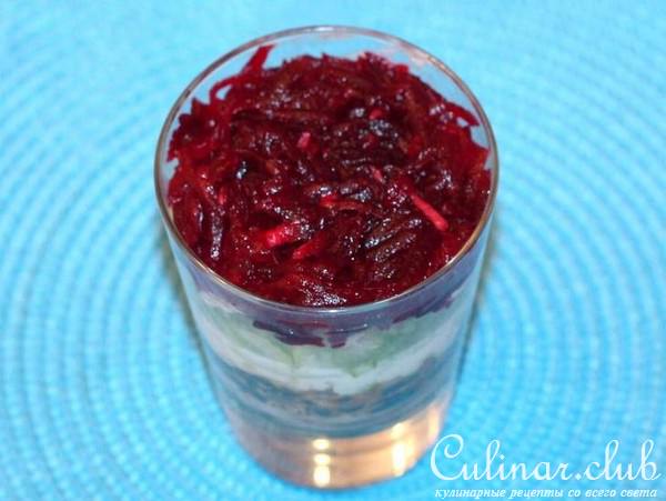 Салат "Розовые щечки"