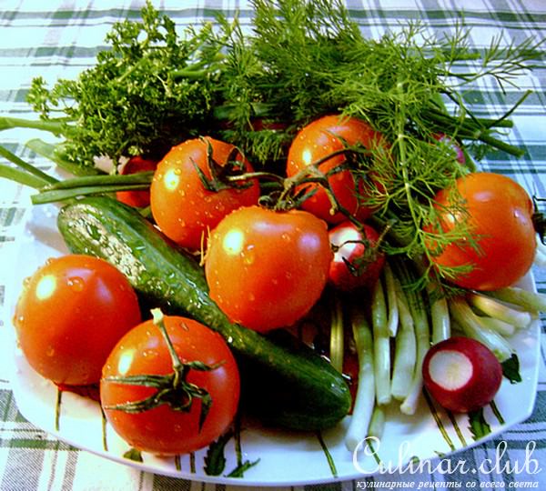 САЛАТ- простой, но вкусный и красивый