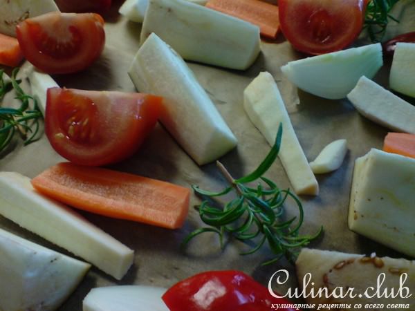 Салат из запечённых овощей (1100-это здорово!)