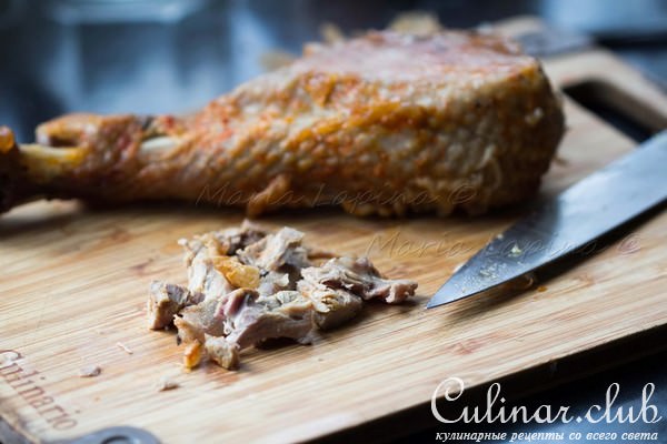 Салат с индейкой и грейпфрутом