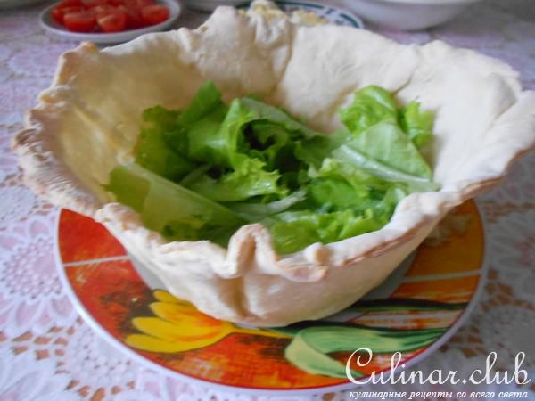 Салат "Хрустящая корзинка"