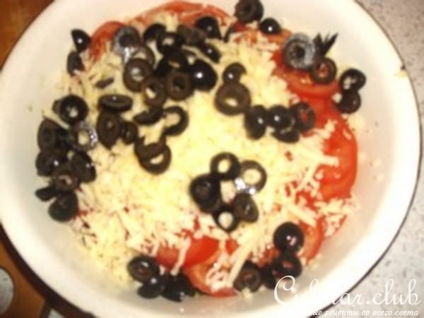 Салат из помидоров (мой вариант)