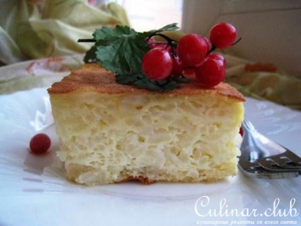 Сладкий рисовый пирог