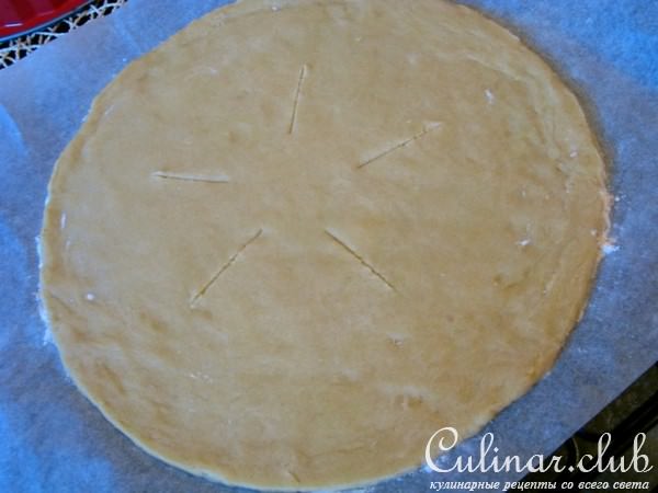 Фруктово-ягодная пицца с лимонным курдом