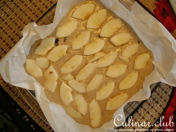 Чудесная яблочная коврижка (постная)
