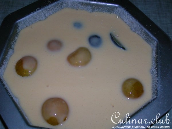 Сливовый пирог, самый простейший