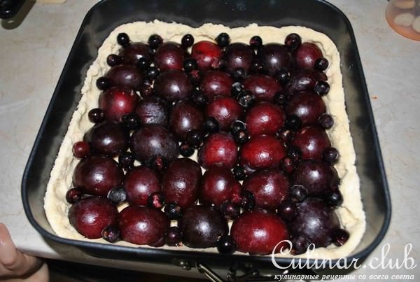 Пирог сливовый "Гармония вкуса"