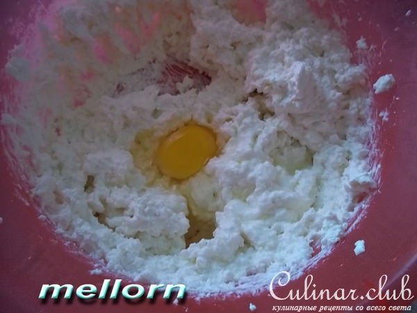 Творожный пирог с яблоками