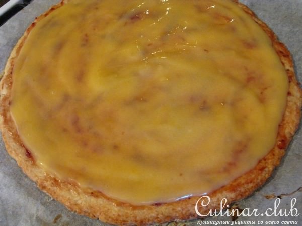 Фруктово-ягодная пицца с лимонным курдом