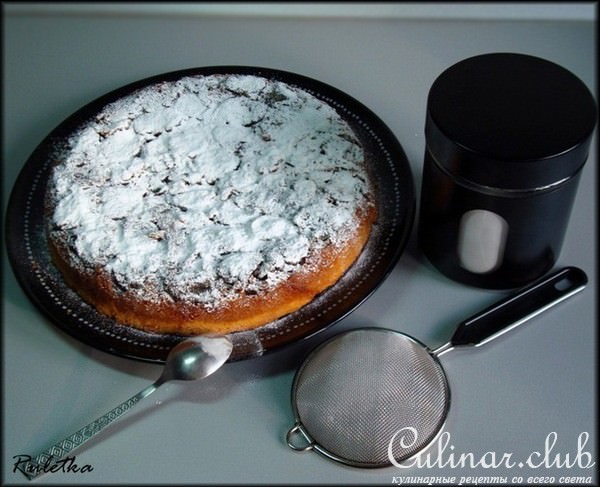 Татен с черносливом и шоколадным соусом для Леночки (zepter).