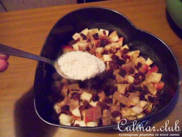 Овсяный пирог с яблоками "Осенины" для Светочки - Svett66