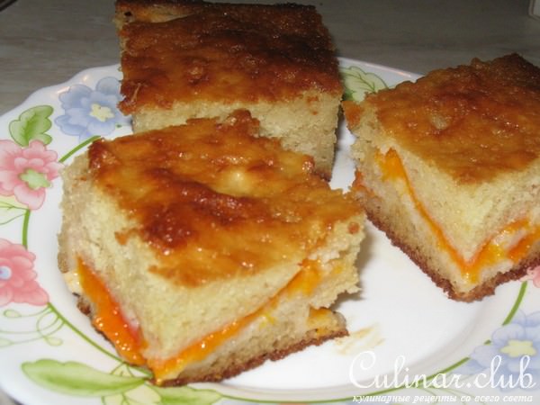 Пирог с абрикосами (вариант)