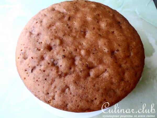 Коврижка медовая с орехами.
