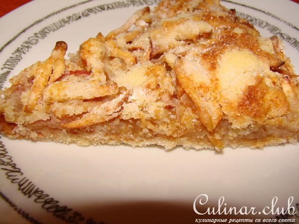 Яблочный пирог (насыпной) вариант