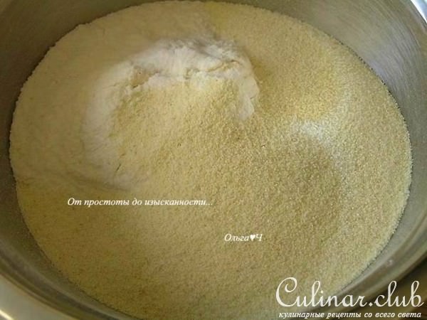 Томатный манник с крыжовником