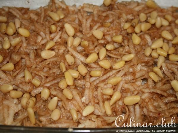 Овсяная запеканка с яблоками