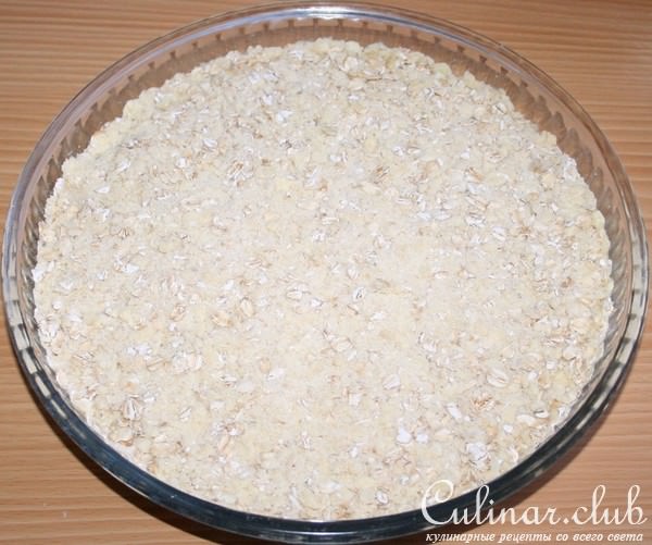 Королевская ватрушка с овсяными хлопьями